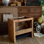 Portaombrelli in legno e ferro Country Home - OrchideaMilano1981