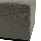 Pouf a cubo in tessuto Dark Grey - OrchideaMilano1981