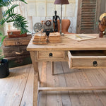 Scrittoio in legno massello East Colonial 122 cm - OrchideaMilano1981