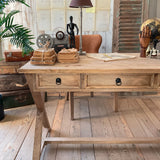 Scrittoio in legno massello East Colonial 122 cm - OrchideaMilano1981