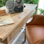 Scrittoio in legno massello East Colonial 122 cm - OrchideaMilano1981