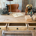 Scrittoio in legno massello East Colonial 122 cm - OrchideaMilano1981