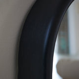 Specchiera da parete in legno All Black 90x120 cm - OrchideaMilano1981