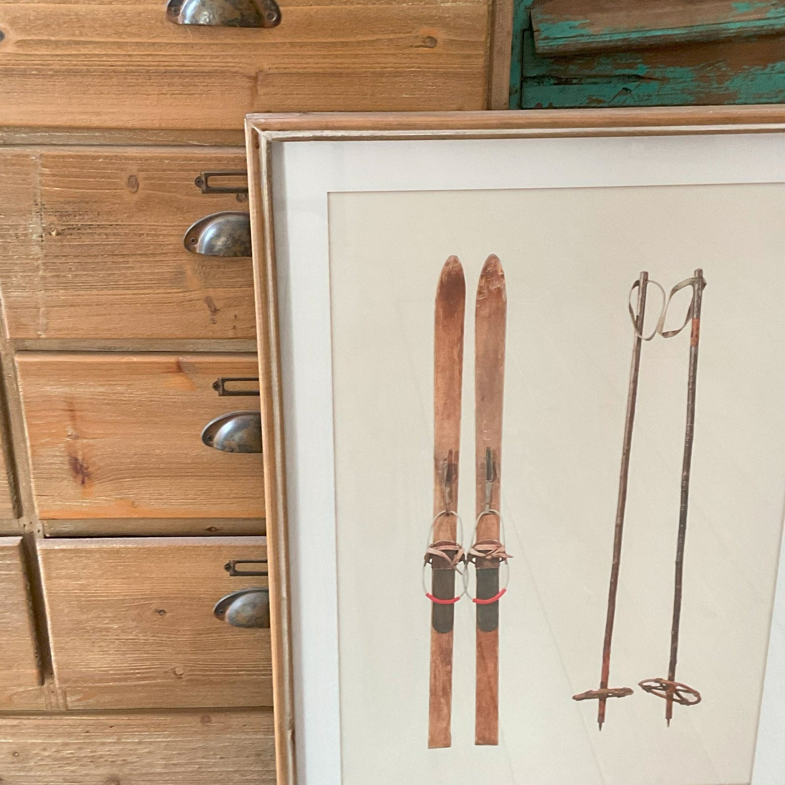 Stampa con cornice in legno Courmayeur - OrchideaMilano1981