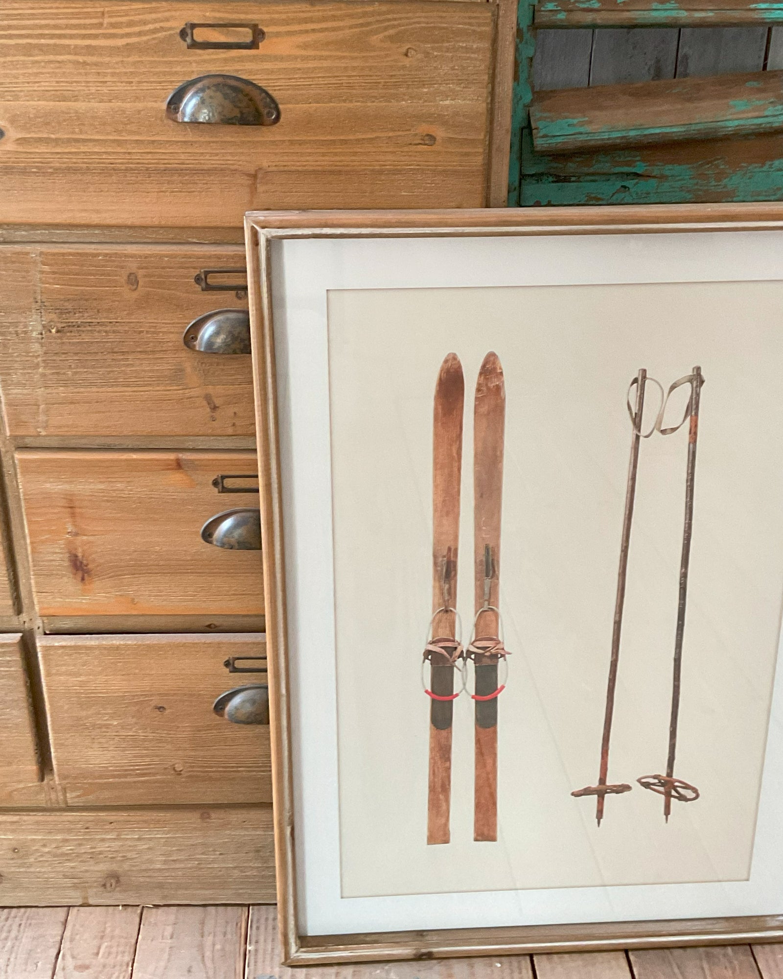 Stampa con cornice in legno Courmayeur - OrchideaMilano1981
