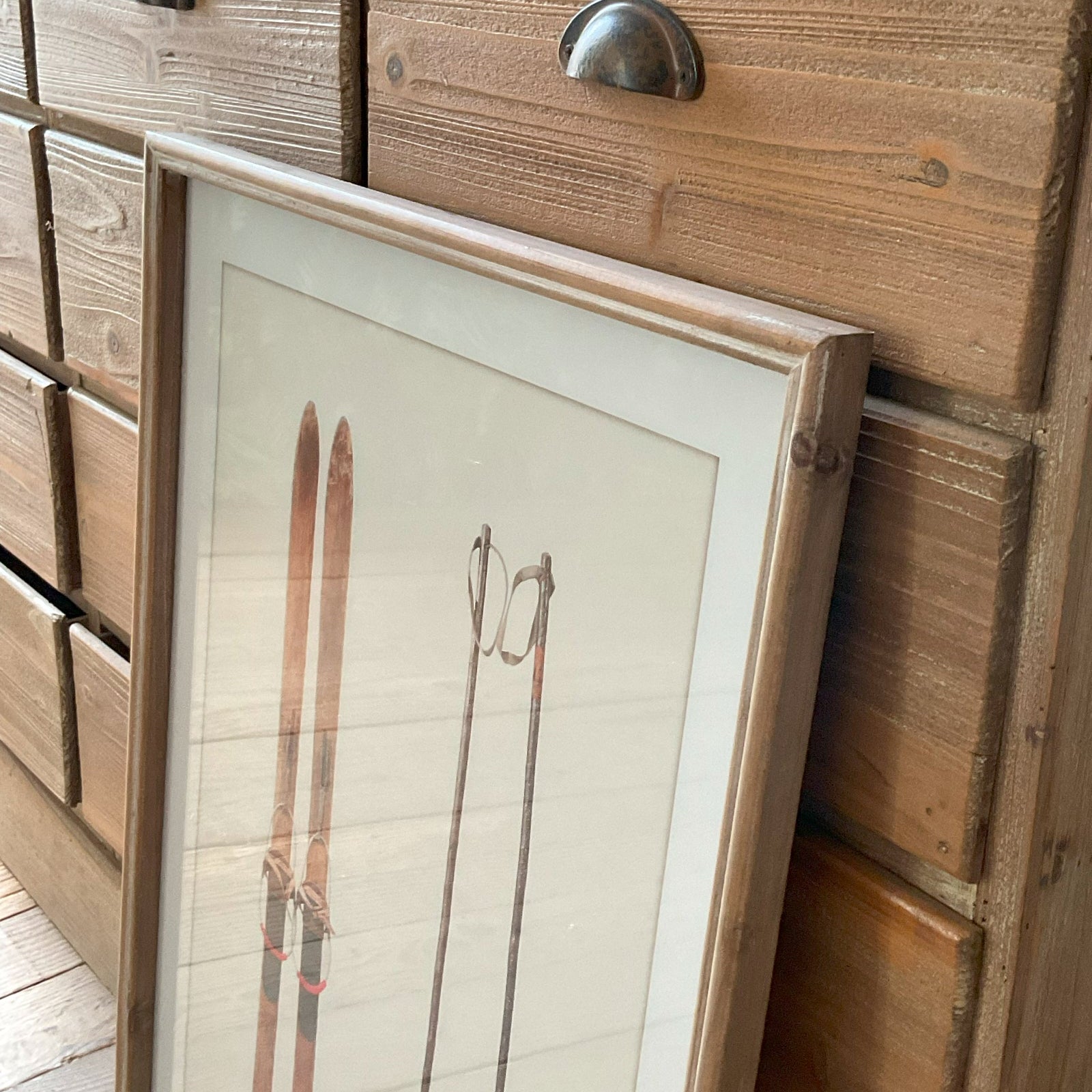 Stampa con cornice in legno Courmayeur - OrchideaMilano1981