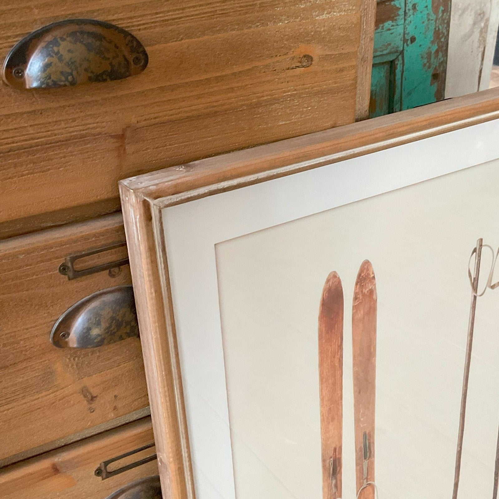 Stampa con cornice in legno Courmayeur - OrchideaMilano1981