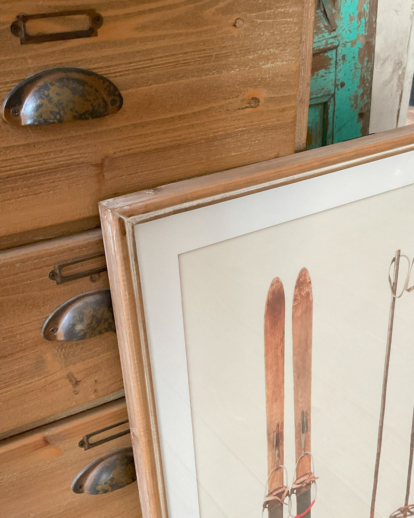Stampa con cornice in legno Courmayeur - OrchideaMilano1981