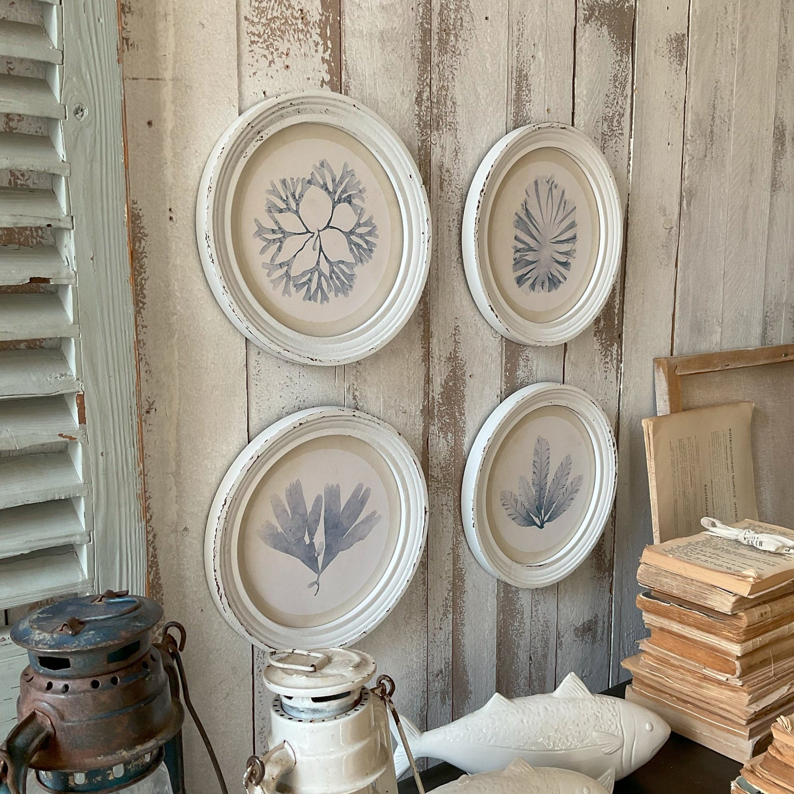 Stampe con cornice in legno Under the Sea set di 4 - OrchideaMilano1981