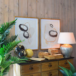 Stampe con cornice in legno Modern Living set di 2 - OrchideaMilano1981