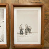 Stampe con cornice in legno Cortina set di 2 - OrchideaMilano1981