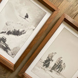 Stampe con cornice in legno Cortina set di 2 - OrchideaMilano1981