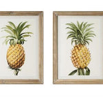 Stampe con cornice in legno Pineapple set di 2 - OrchideaMilano1981