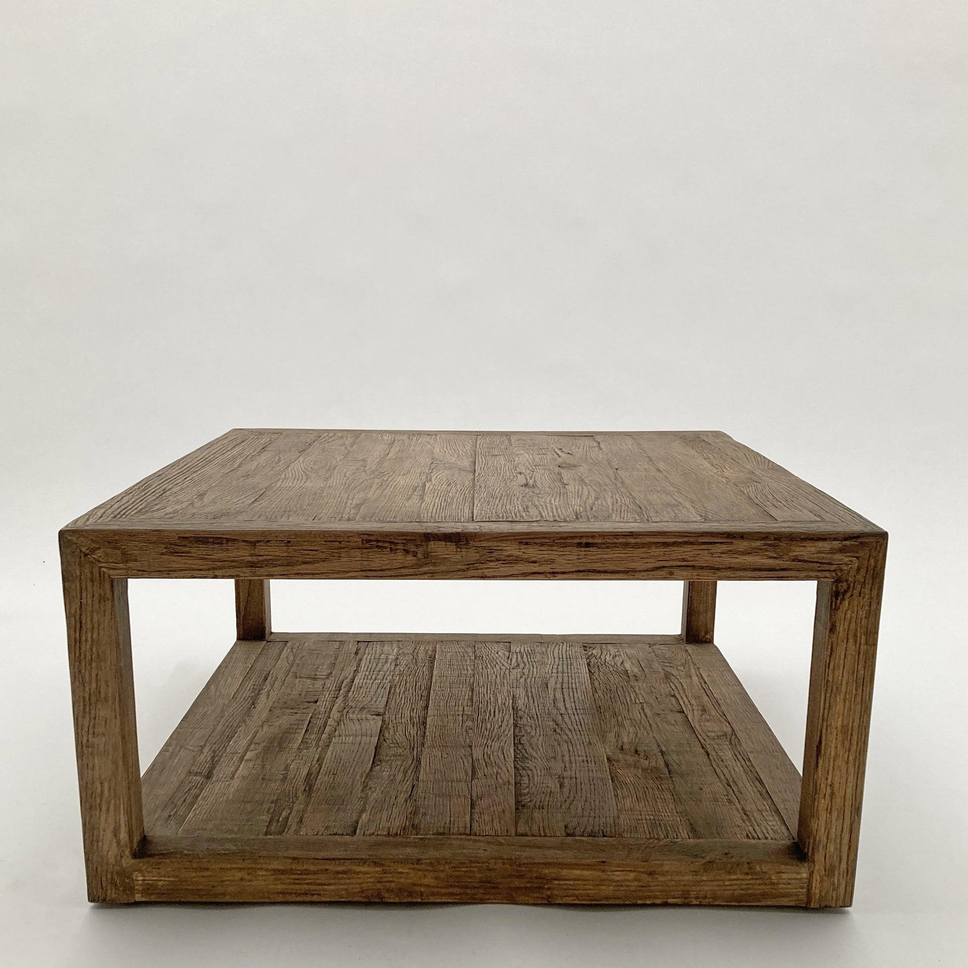 Tavolino quadrato 1 ripiano in legno Materia 80 cm - OrchideaMilano1981