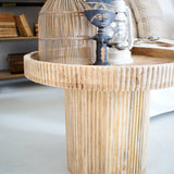 Tavolino rotondo in legno East Colonial Big 60 cm - OrchideaMilano1981
