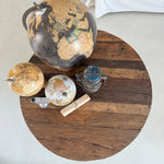 Tavolino rotondo moderno in legno Raw Big 80 cm - OrchideaMilano1981