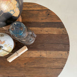 Tavolino rotondo moderno in legno Raw Big 80 cm - OrchideaMilano1981