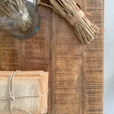 Tavolo quadrato da bistrot in legno e ferro Utility 70 cm - OrchideaMilano1981