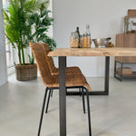 Tavolo in legno e ferro Boston 140 cm - OrchideaMilano1981