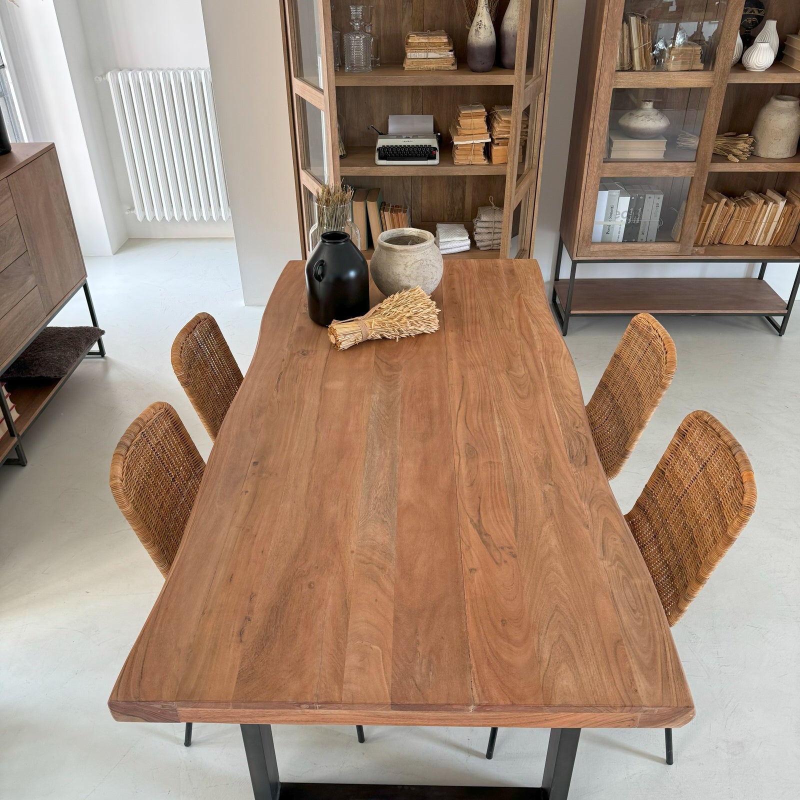 Tavolo in legno e ferro Chicago 180 cm - OrchideaMilano1981
