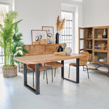 Tavolo in legno e ferro Chicago 180 cm - OrchideaMilano1981