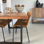 Tavolo in legno e ferro Hartford 160 cm - OrchideaMilano1981