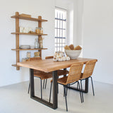 Tavolo in legno e ferro Hartford 160 cm - OrchideaMilano1981