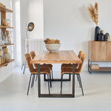 Tavolo in legno e ferro Hartford 160 cm - OrchideaMilano1981