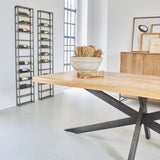 Tavolo in legno e ferro New York 220 cm - OrchideaMilano1981